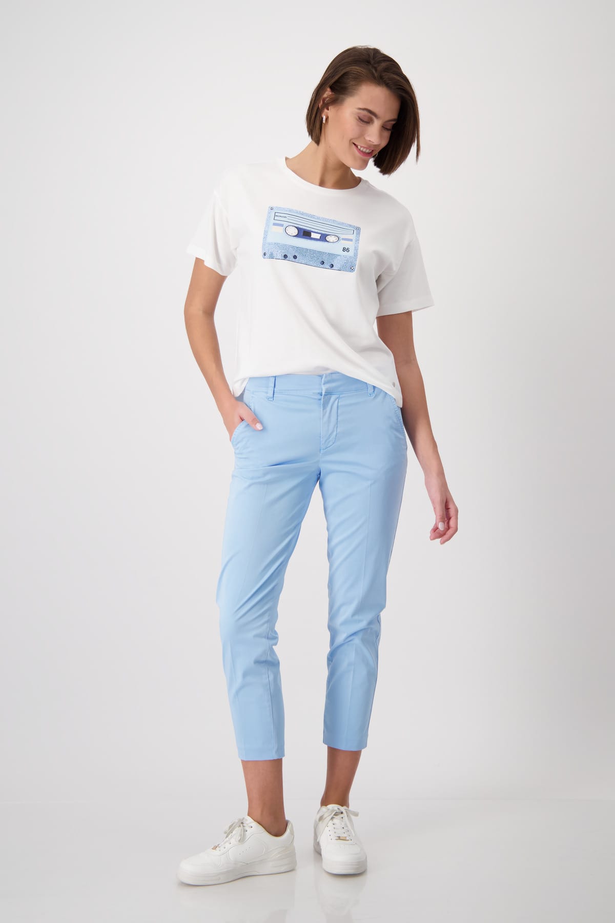 БРЮКИ MONARI зауженный укороченный силуэт с боковыми карманами